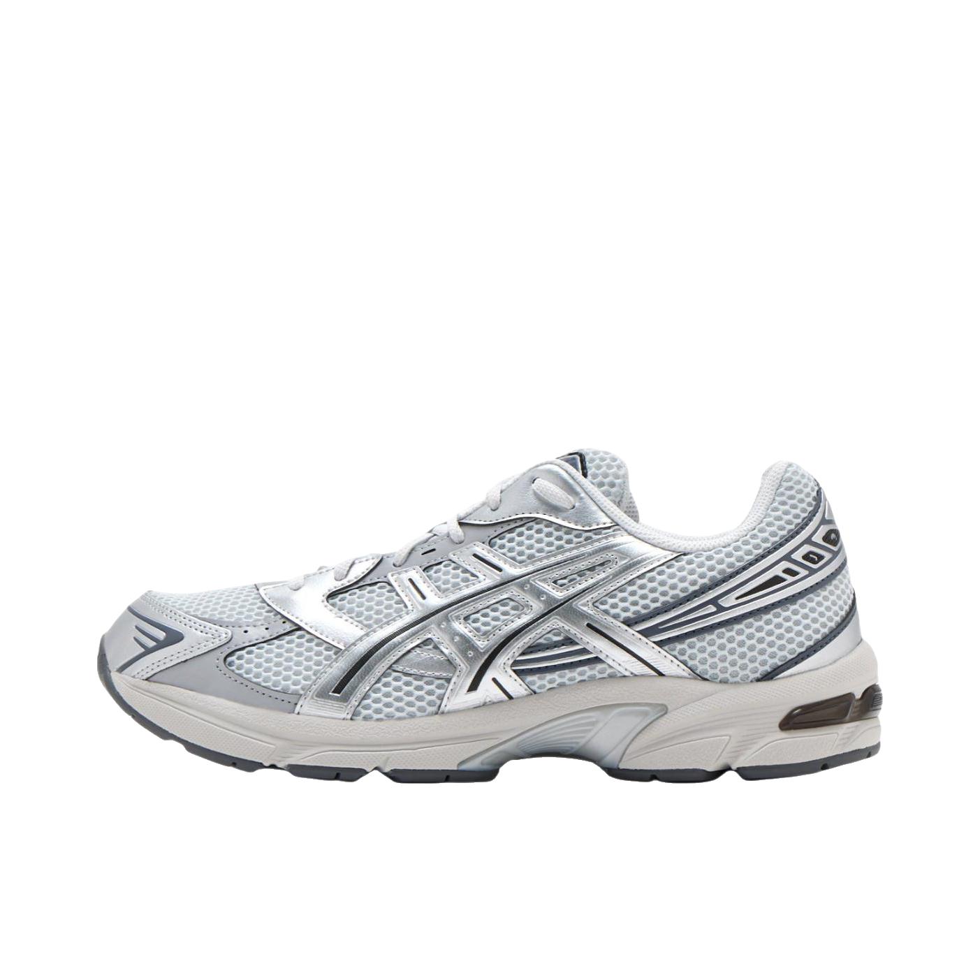 推荐商品：Asics/亚瑟士 Gel-1130 跑鞋 防滑耐磨缓震抓地织物网布透气复古马拉松短跑贴合圆头千禧风 银色/浅灰色/白色