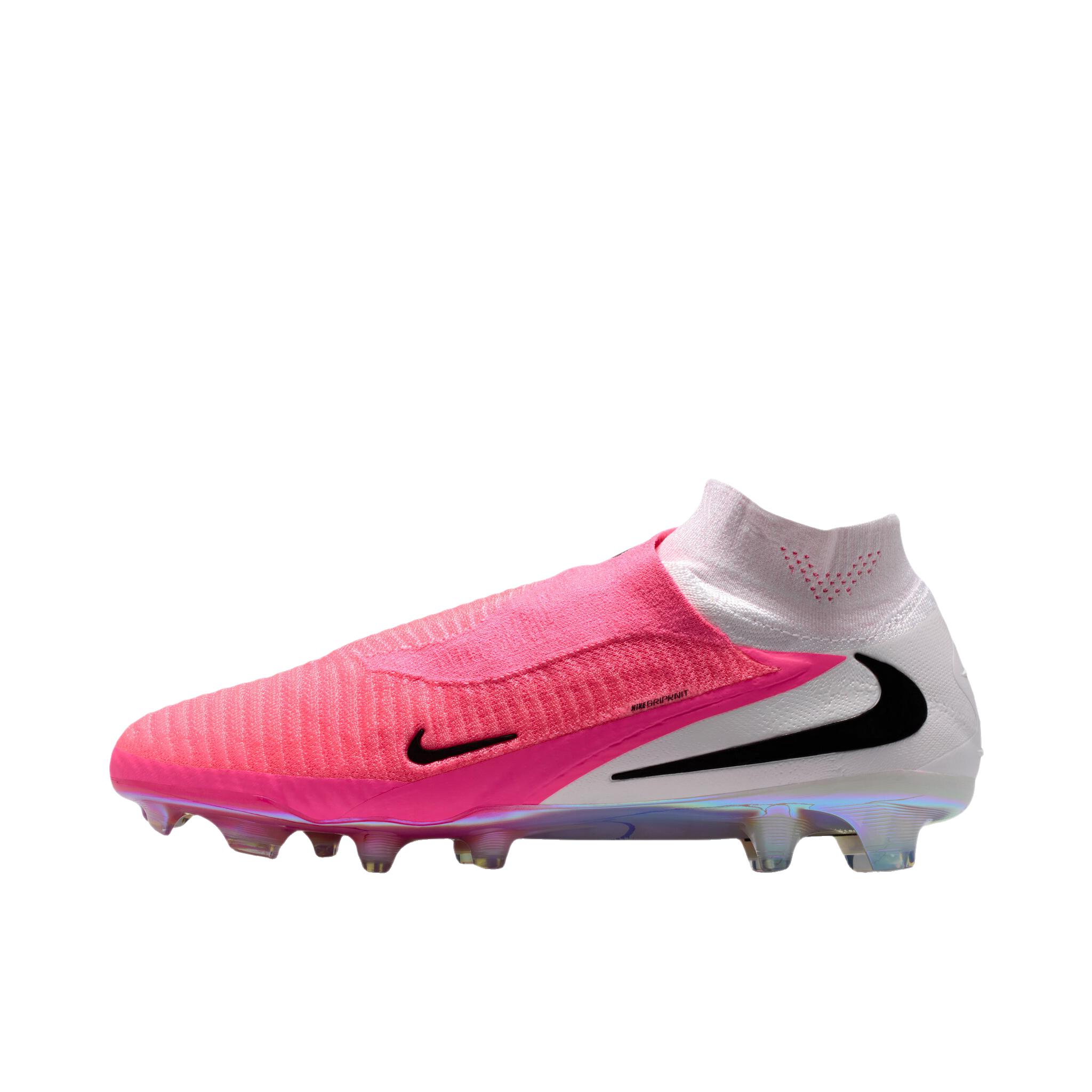 推荐商品：Nike Phantom 6 Elite FG 足球鞋 顶级长钉胶质天然硬质草地耐磨 紫色/白色/黑色