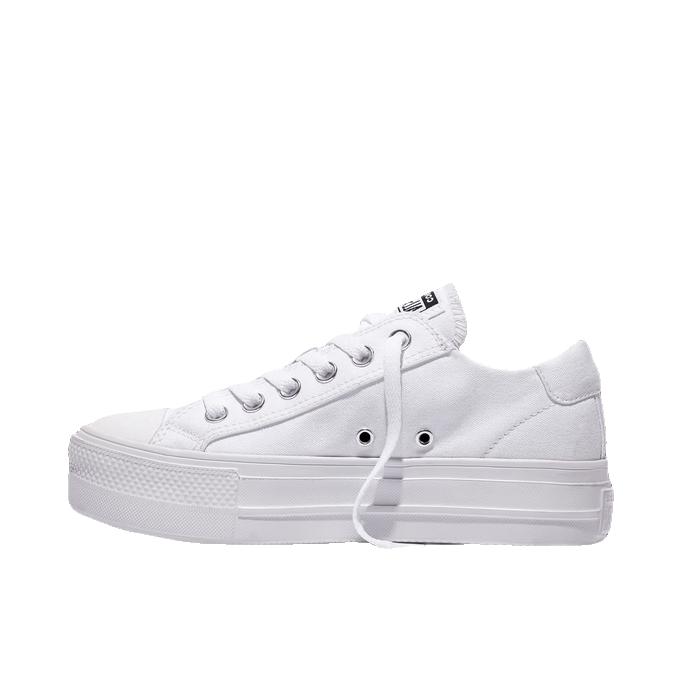 推荐商品：Converse/匡威 Day One Platform 帆布鞋 厚底 白色