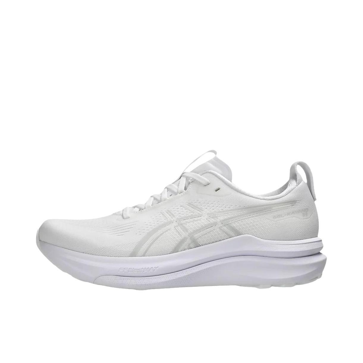 推荐商品：Asics/亚瑟士 GEL-KAYANO 33 跑鞋 透气支撑回弹橡胶 白色
