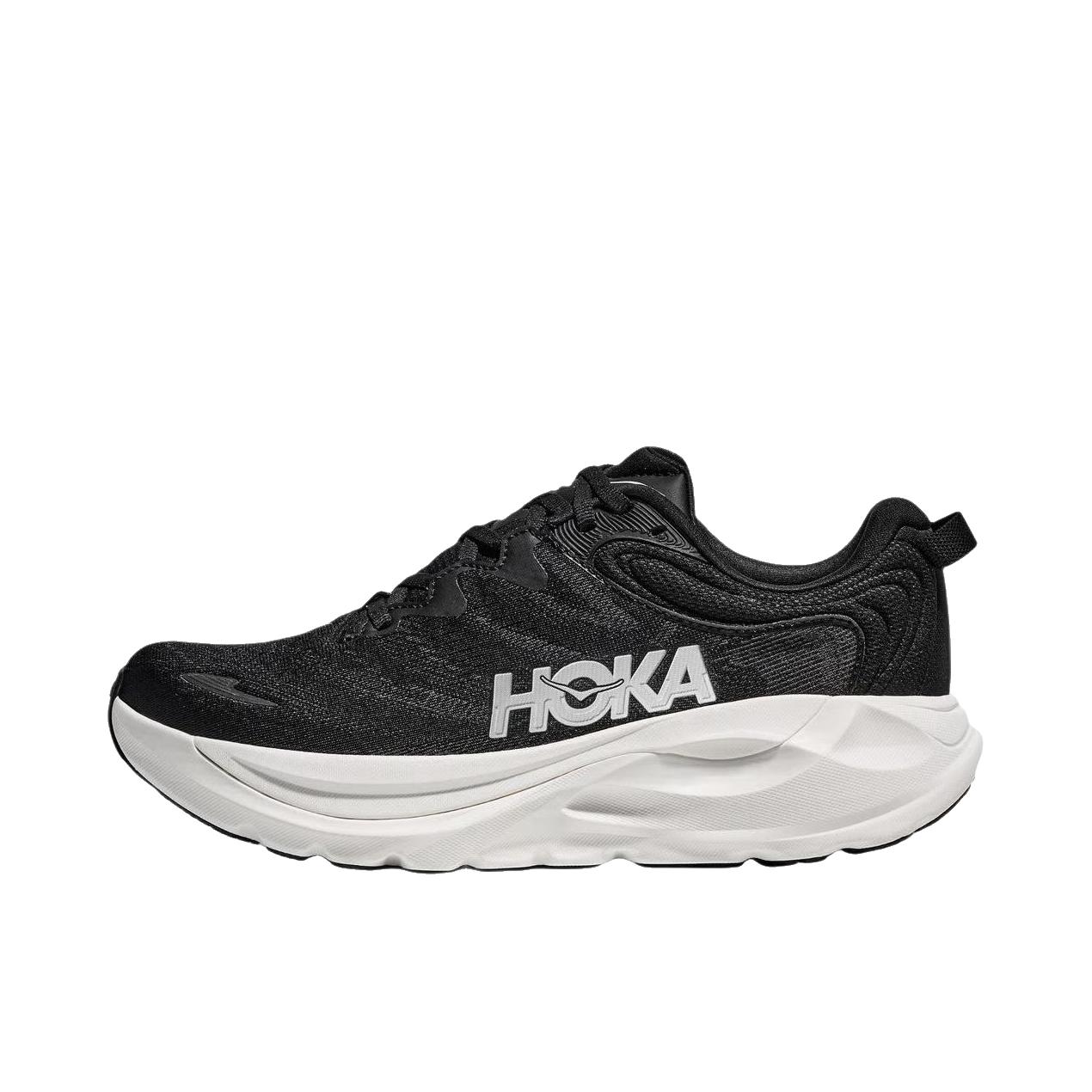 推荐商品：HOKA ONE ONE GAVIOTA 6 迦维塔 跑鞋 公路缓震回弹稳定贴合 宽版/女款/黑色