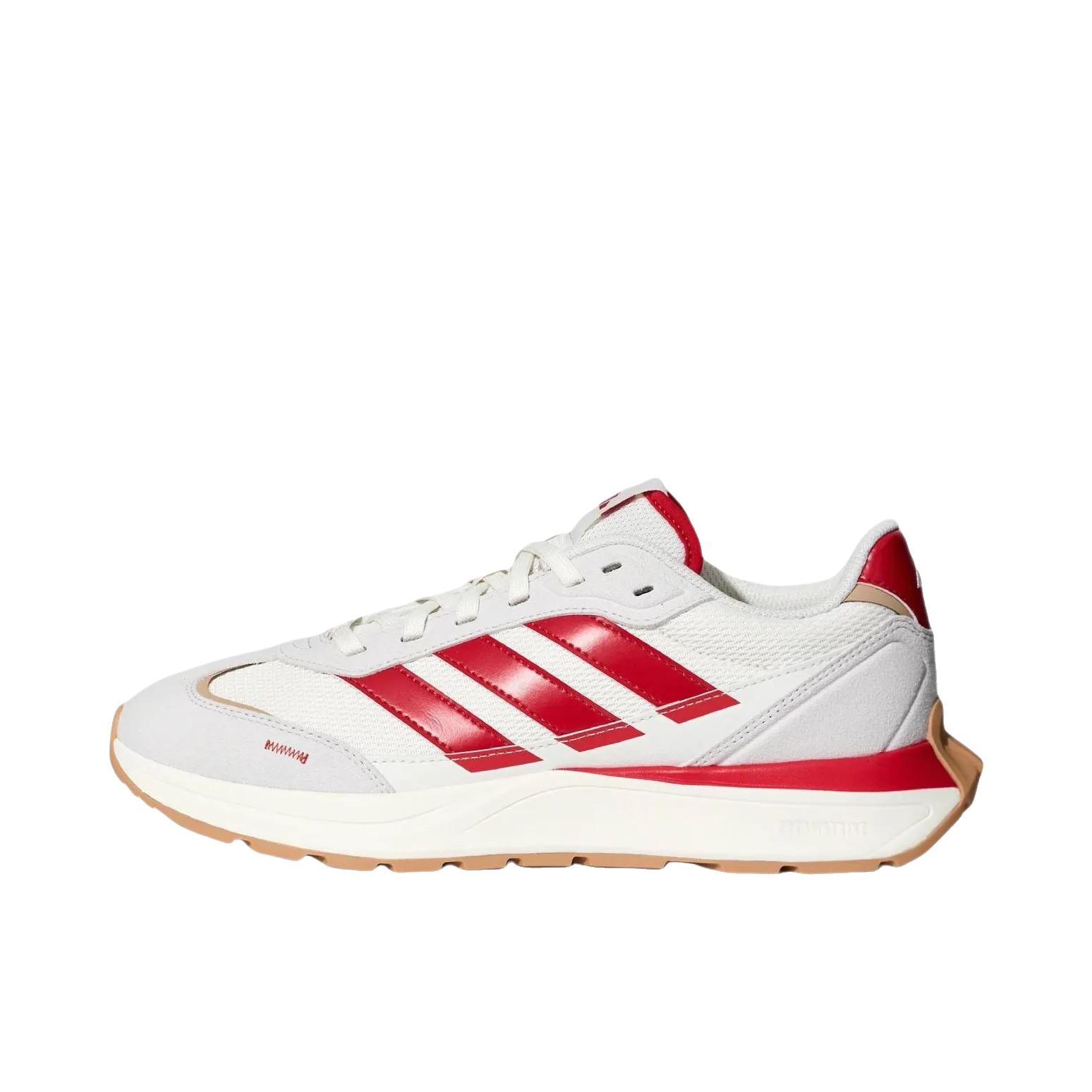 推荐商品：adidas FUTRO COUPE 跑鞋 舒适贴合缓震回弹 白色/红色