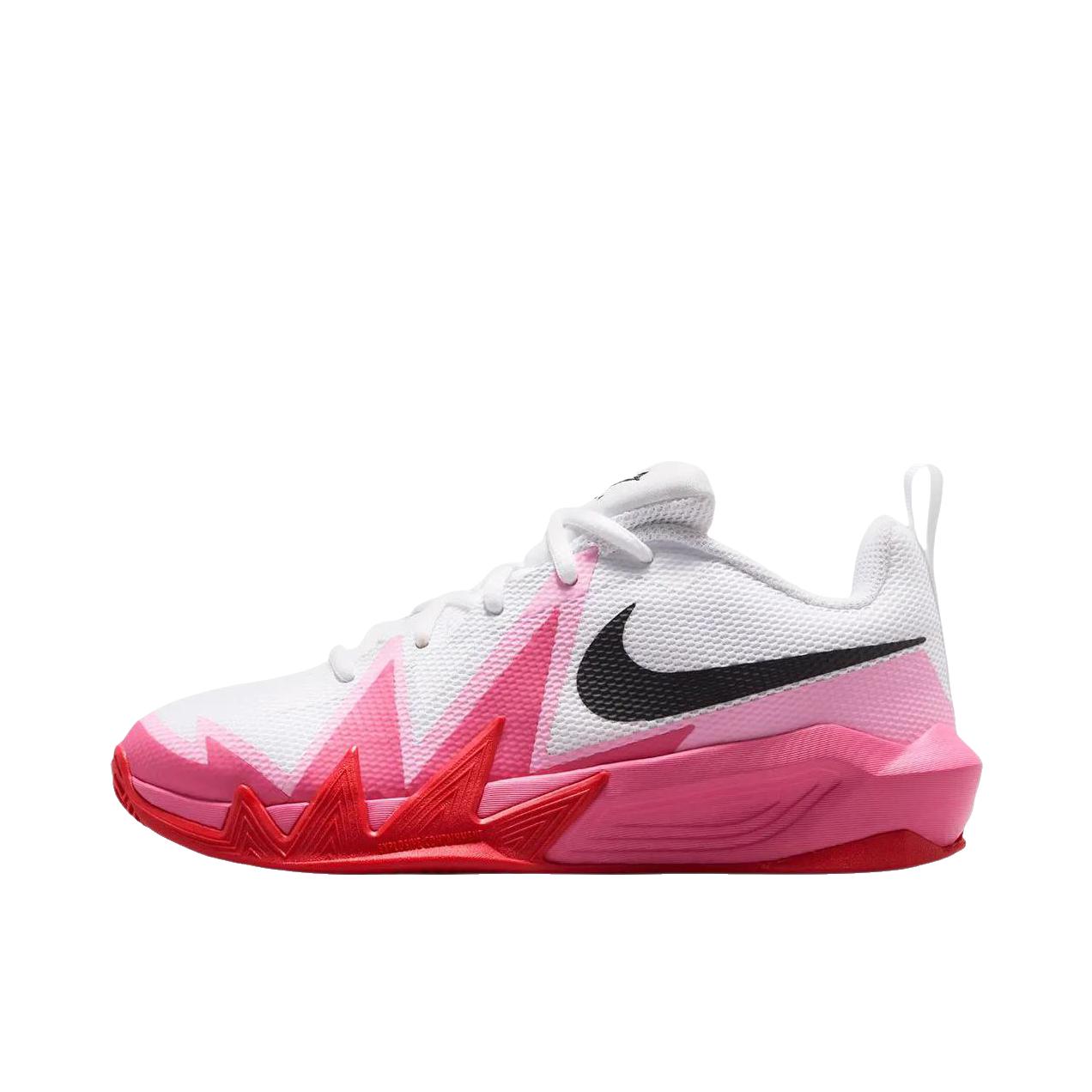 推荐商品：Nike S.T. DYNAMITE 篮球鞋 防滑耐磨轻便缓震 大童/粉色/白色