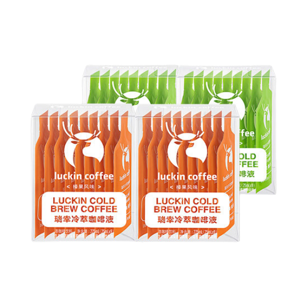 推荐商品：Luckin/瑞幸 225ml/盒 冷萃咖啡液 多口味组合 美式
