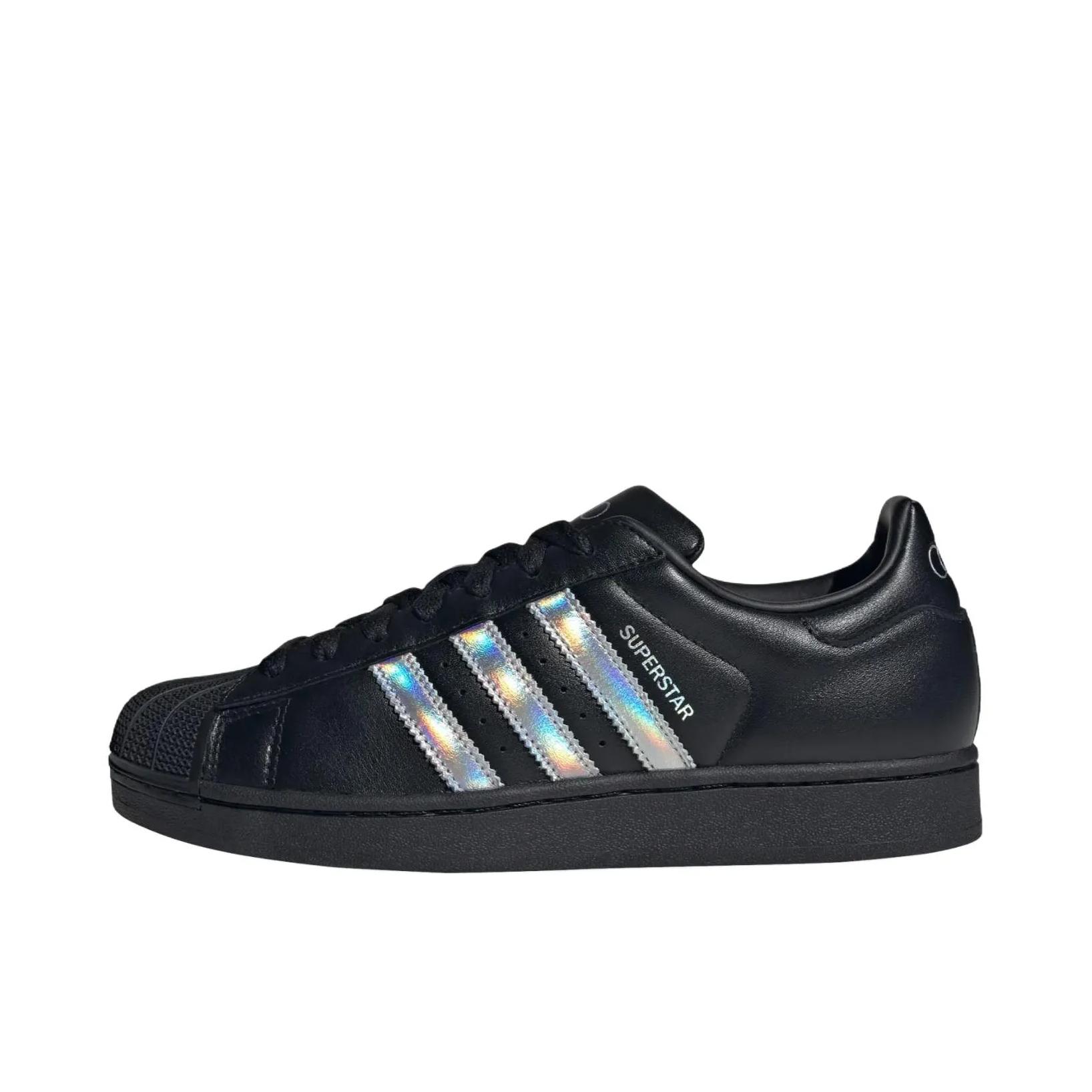 推荐商品：adidas Originals Superstar 2 板鞋 复古防滑耐磨贝壳头贴合圆头支撑 奥迪F1车队联名/黑色/银色