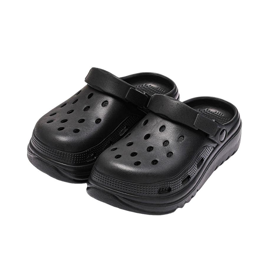 推荐商品：MINISO/名创优品 拖鞋 EVA防滑防臭 黑色