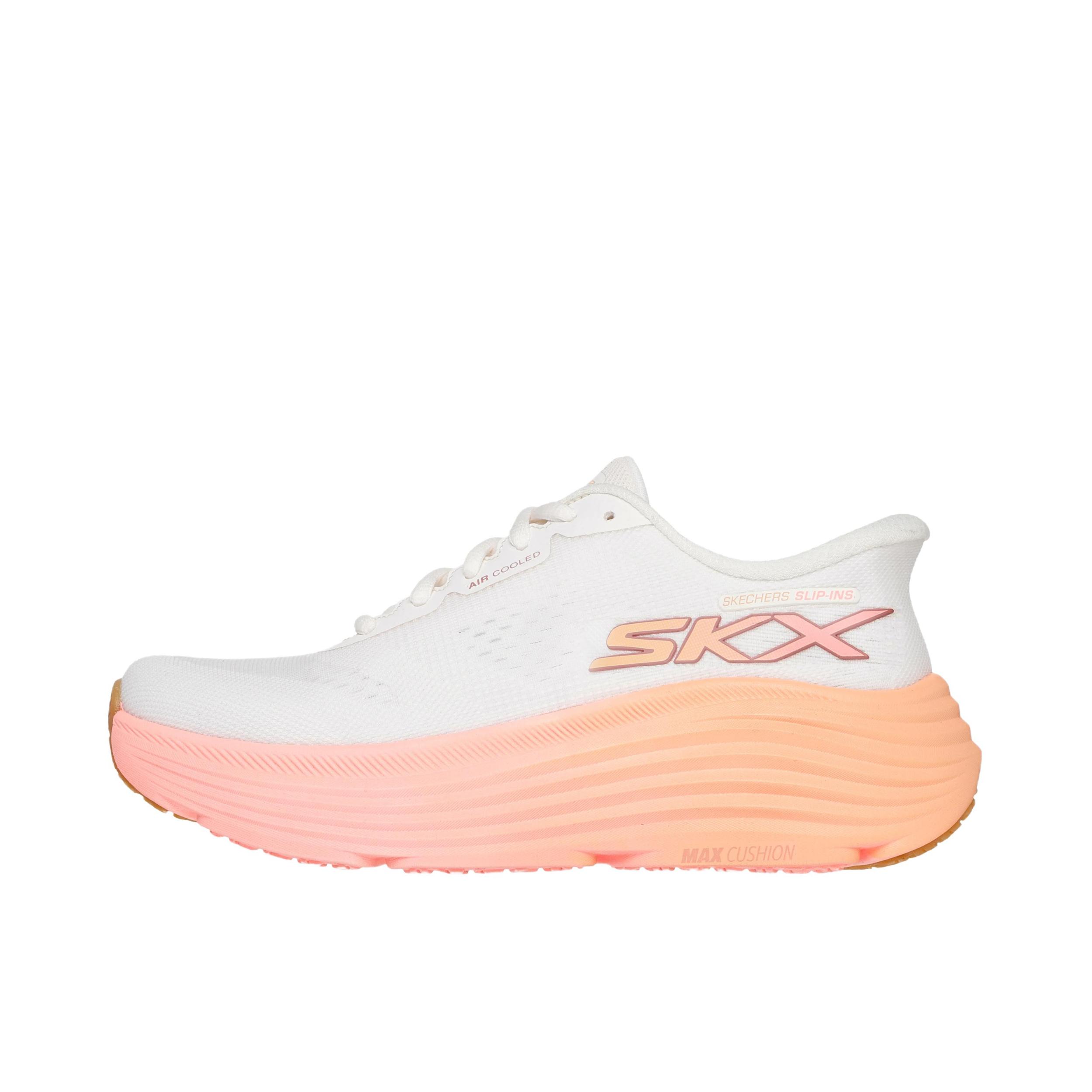 推荐商品：Skechers/斯凯奇 MEN'S GO 防滑耐磨 舒适缓震 高回弹 网布透气 潮流 跑鞋 女款/米色/白色