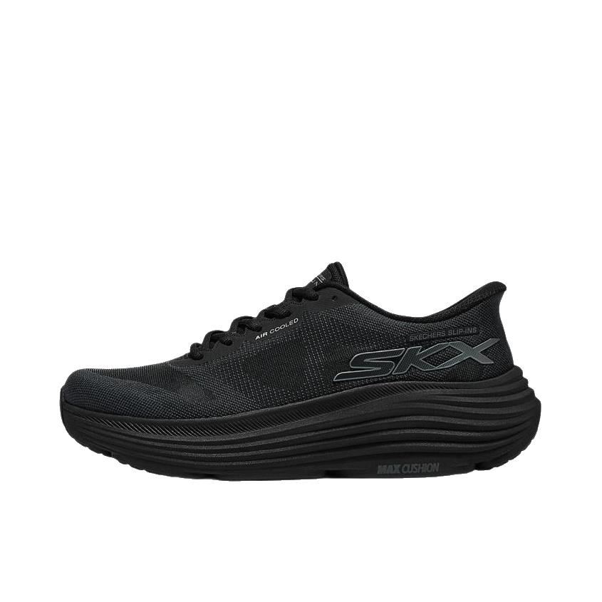 推荐商品：Skechers/斯凯奇 MEN'S GO 防滑耐磨 舒适缓震 高回弹 网布透气 潮流 跑鞋 全黑色