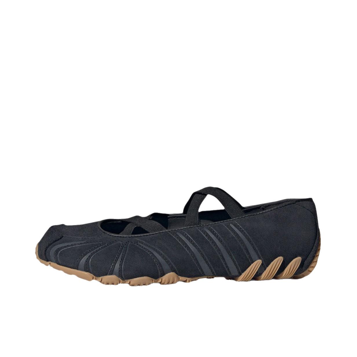 推荐商品：adidas Ghost Sprint BALLET 运动休闲鞋 低帮平跟圆头橡胶 黑色/树脂黄