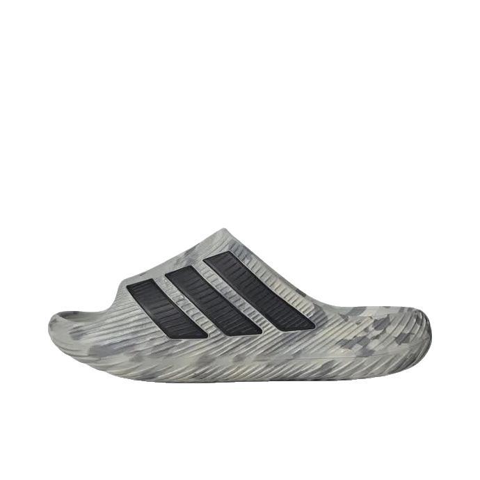 推荐商品：adidas Purechill Slide 拖鞋 舒适防滑日常 浅灰色/黑色