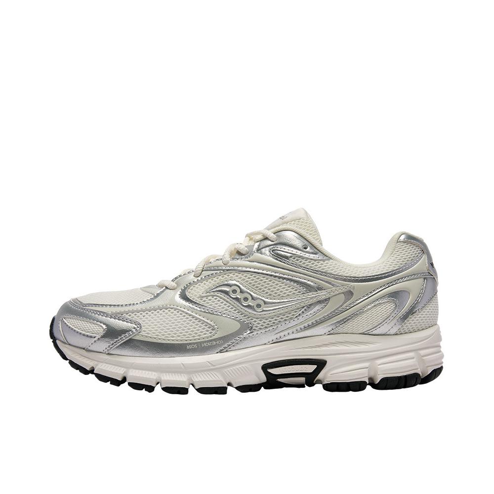 推荐商品：Saucony/索康尼 Cohesion 凝聚 跑鞋 柔软休闲厚底 白色/银色