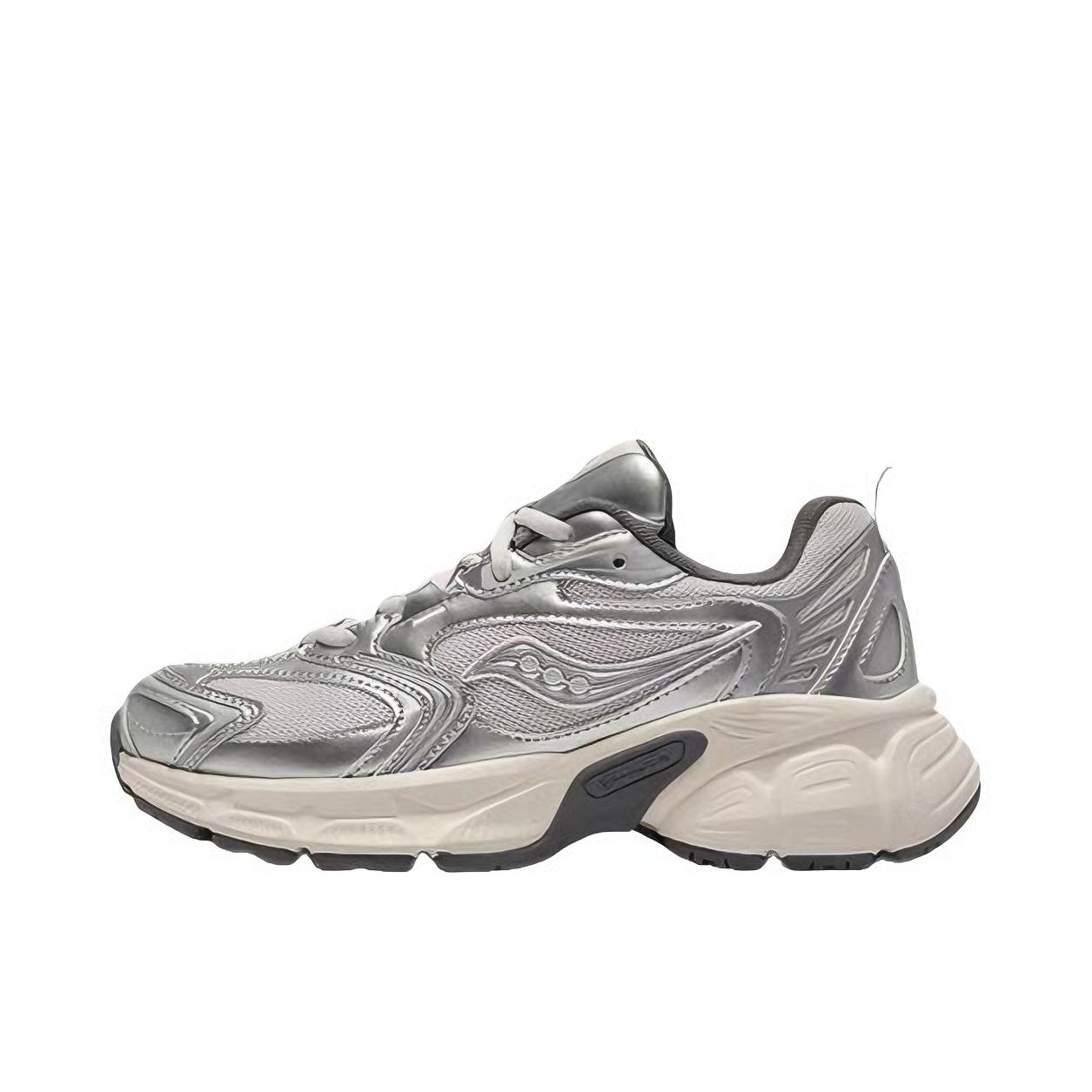 推荐商品：Saucony/索康尼 GALAXY 跑鞋 柔软休闲舒适百搭 女款/粉色/银色