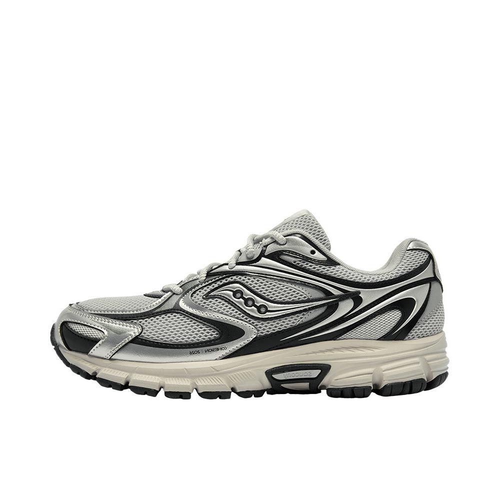 推荐商品：Saucony/索康尼 Cohesion 凝聚 跑鞋 柔软休闲厚底 灰色/银色