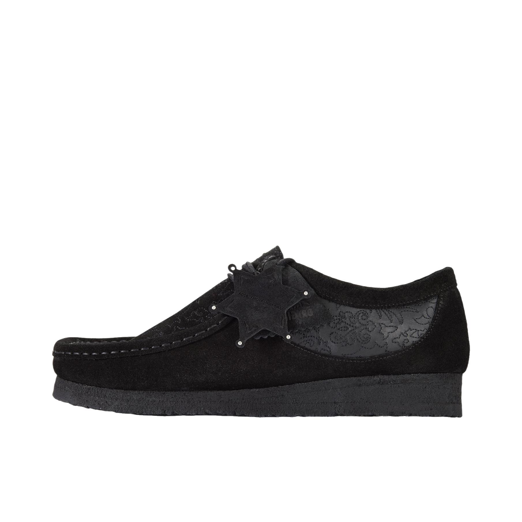 推荐商品：其乐 Wallabee 运动休闲鞋 复古时尚简约舒适 261854497 Anderson Bell联名/黑色