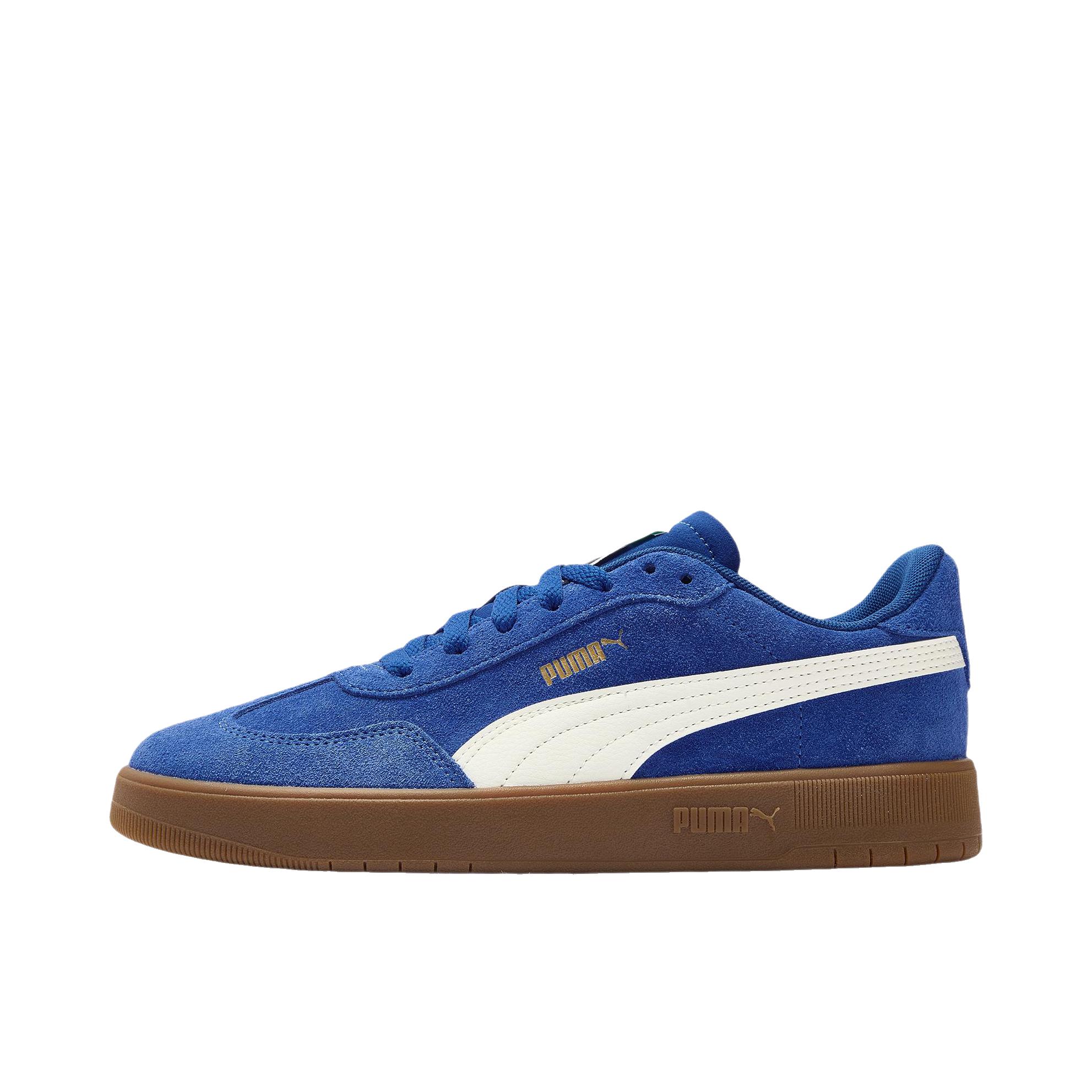 推荐商品：Puma/彪马 ASCENSO SUEDE 板鞋 T头鞋 德训鞋 复古系带低帮薄底 蓝色