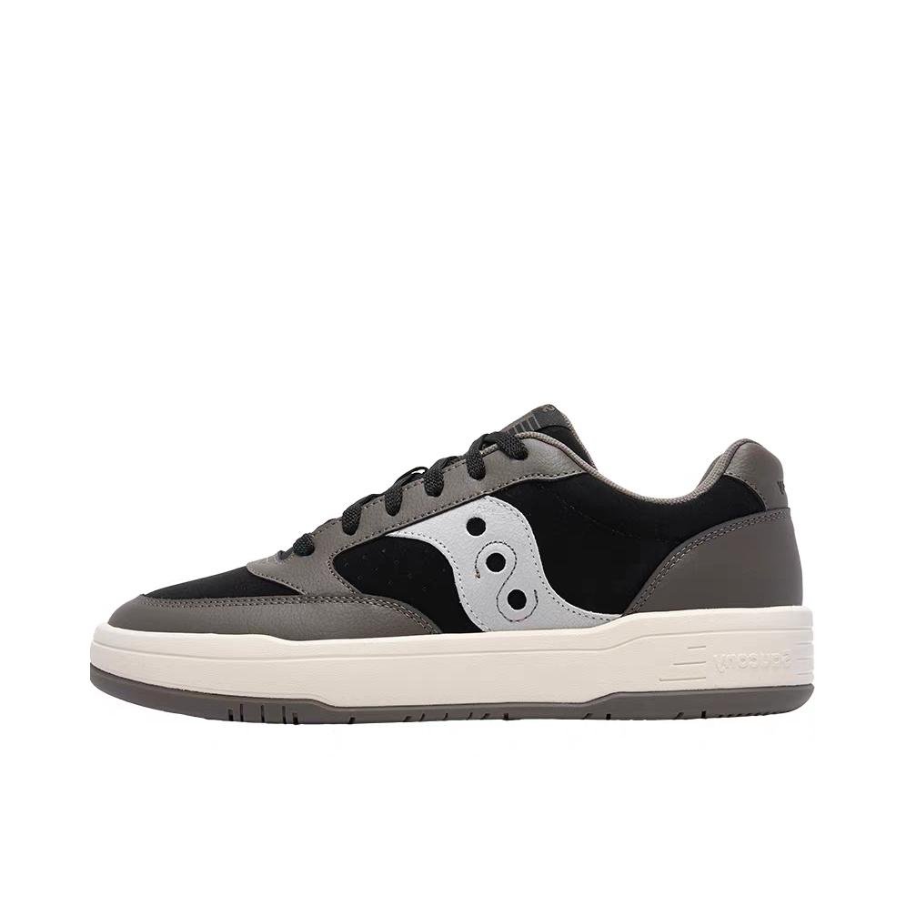 推荐商品：Saucony/索康尼 JAZZ BASKETBALL 运动休闲鞋 防滑耐磨透气 黑色/棕色