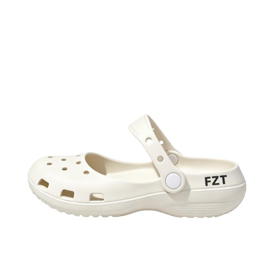 推荐商品：FZT 凉鞋 踩屎感外穿EVA防滑 女款/白色