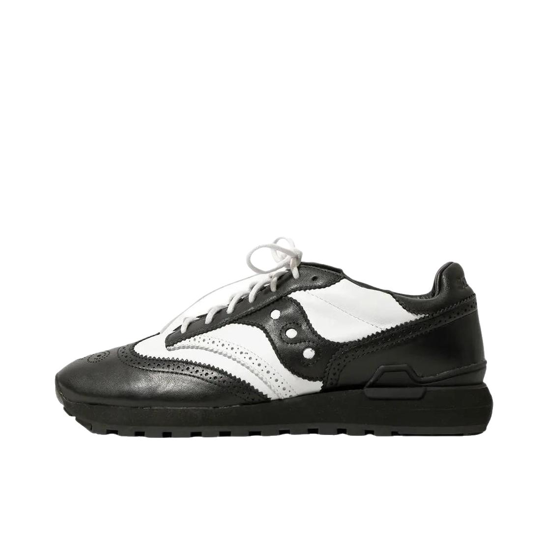 推荐商品：Saucony/索康尼 Shadow Original WINGTIP 跑鞋 休闲圆头厚底 ENGINEERED GARMENTS联名/白色/黑色