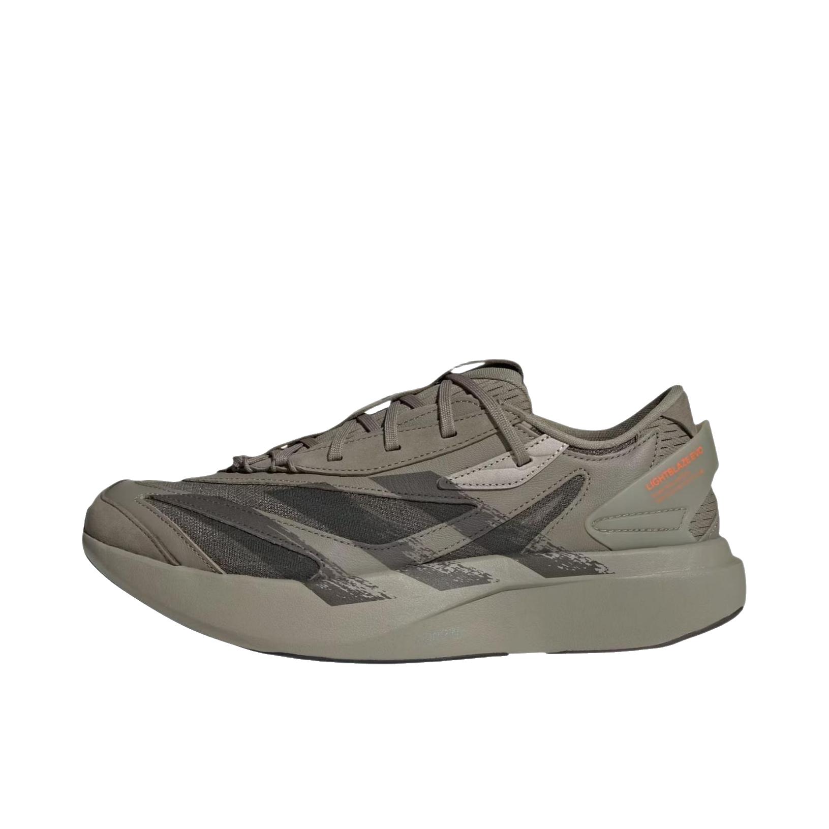 推荐商品：adidas LIGHTBLAZE EVO SL 跑鞋 防滑耐磨橡胶厚底 灰色/粽色