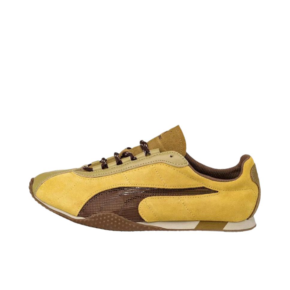 推荐商品：Puma/彪马 H-STREET 运动休闲鞋 网眼系带低帮田径千禧贴合薄底 姜黄色/棕色