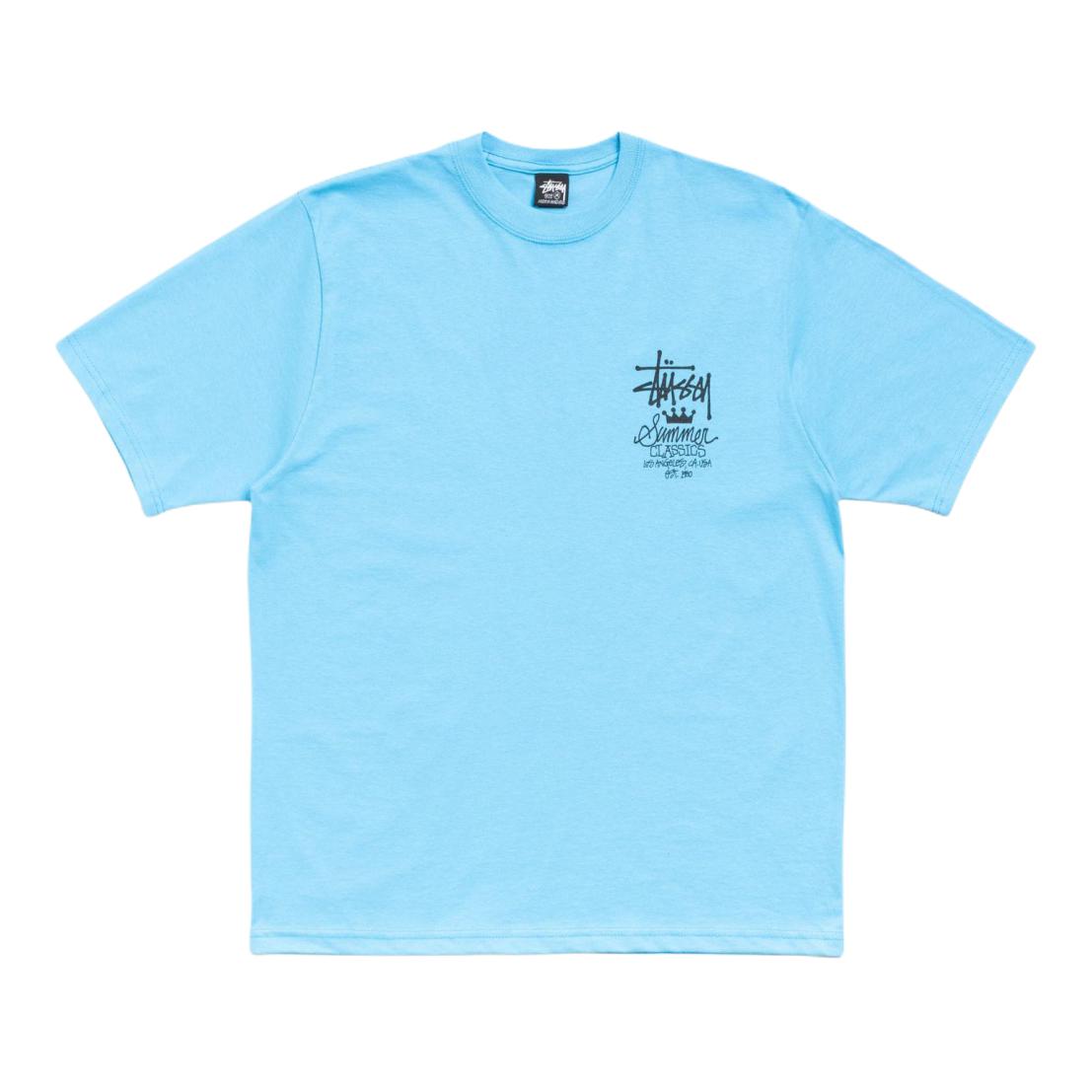 Stussy/斯图西 2026SS 圆领印花短袖T恤 1905197 天蓝