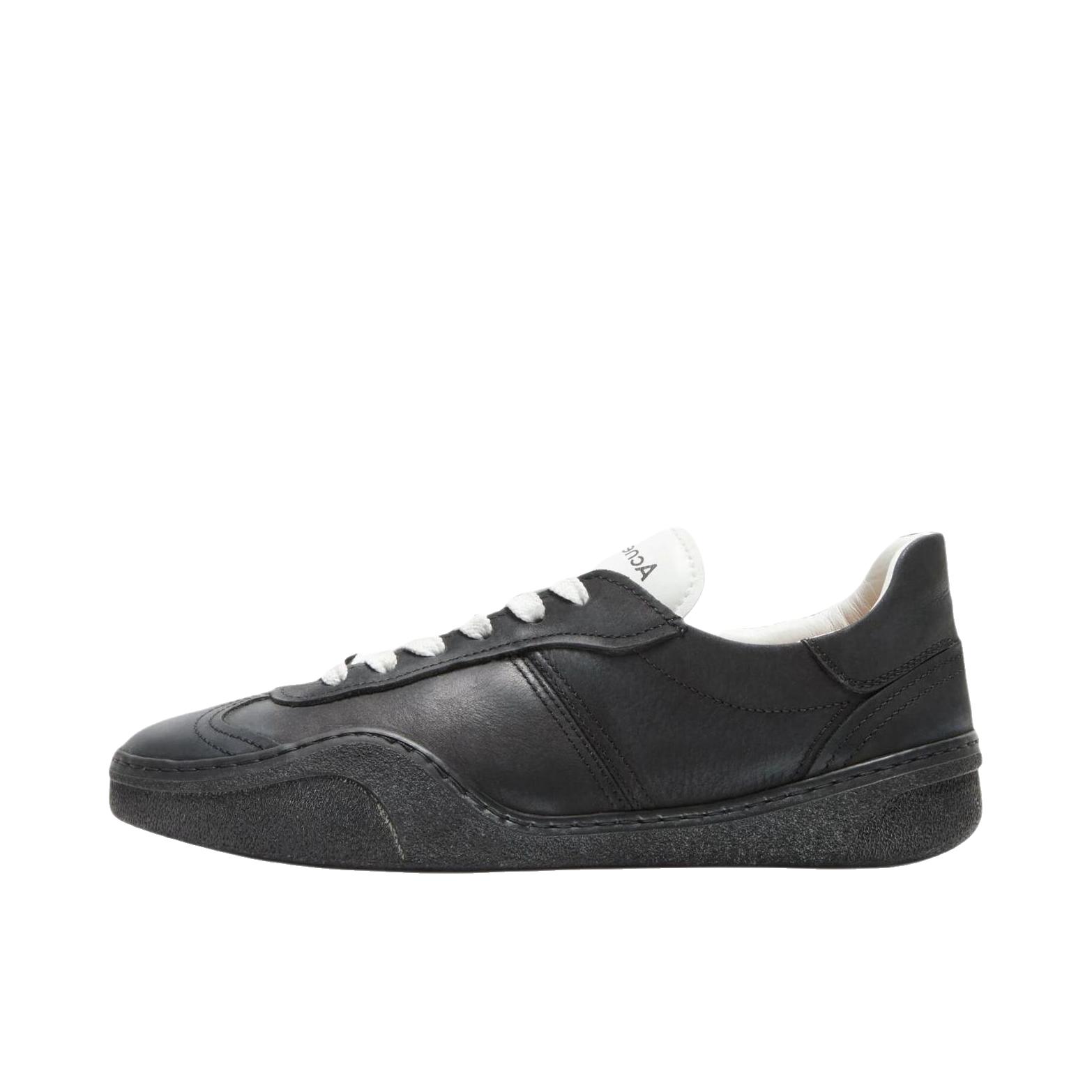推荐商品：Acne Studios 运动休闲鞋 皮革圆头系带 BD0344 黑色
