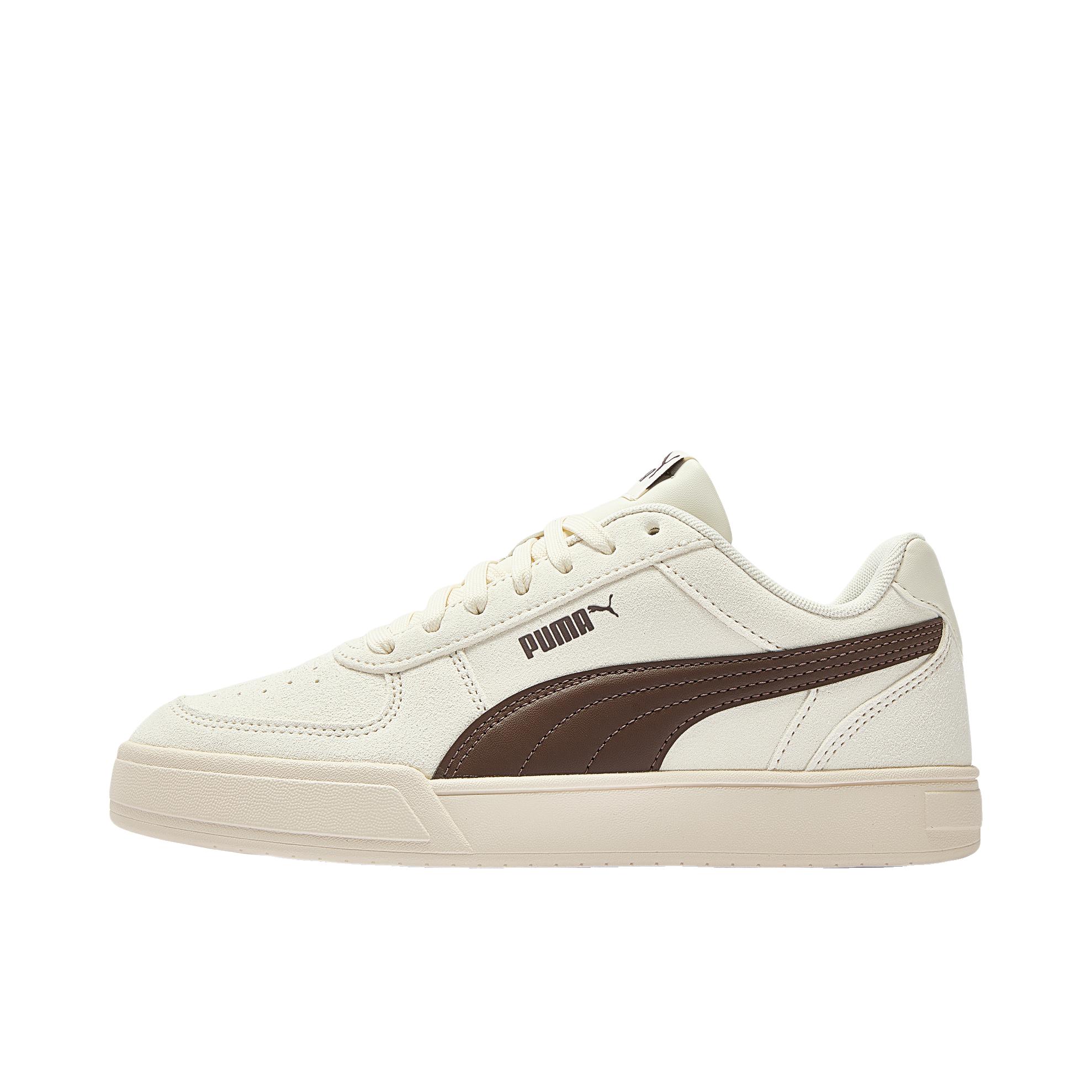 推荐商品：Puma/彪马 Caven Suede 板鞋 圆头系带平跟 白色
