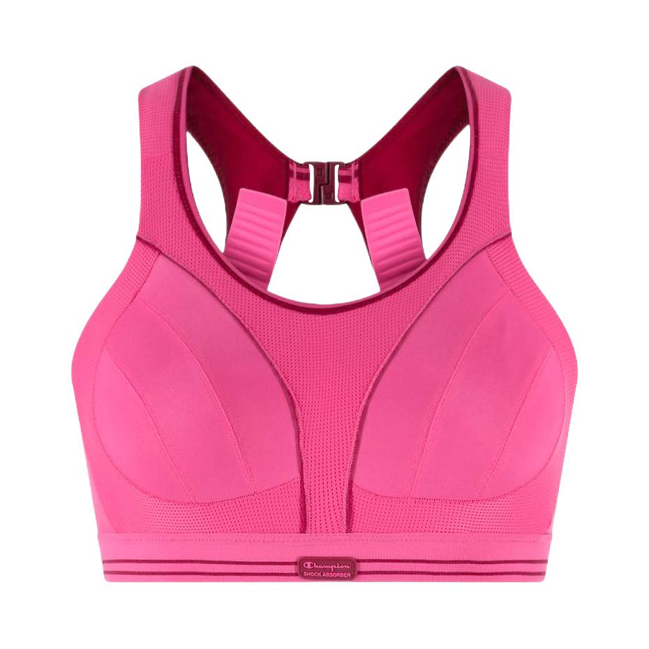 推荐商品：Shock Absorber 防震大胸显小薄款带胸垫运动内衣 女装 06S7 火龙果