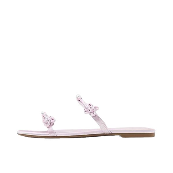 推荐商品：CHARLES&KEITH 新年系列 拖鞋 轻便舒适时尚 女款/浅粉色