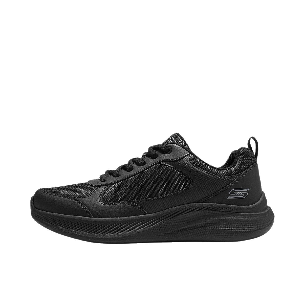 推荐商品：Skechers/斯凯奇 跑鞋 休闲轻便透气圆头 118157 全黑色