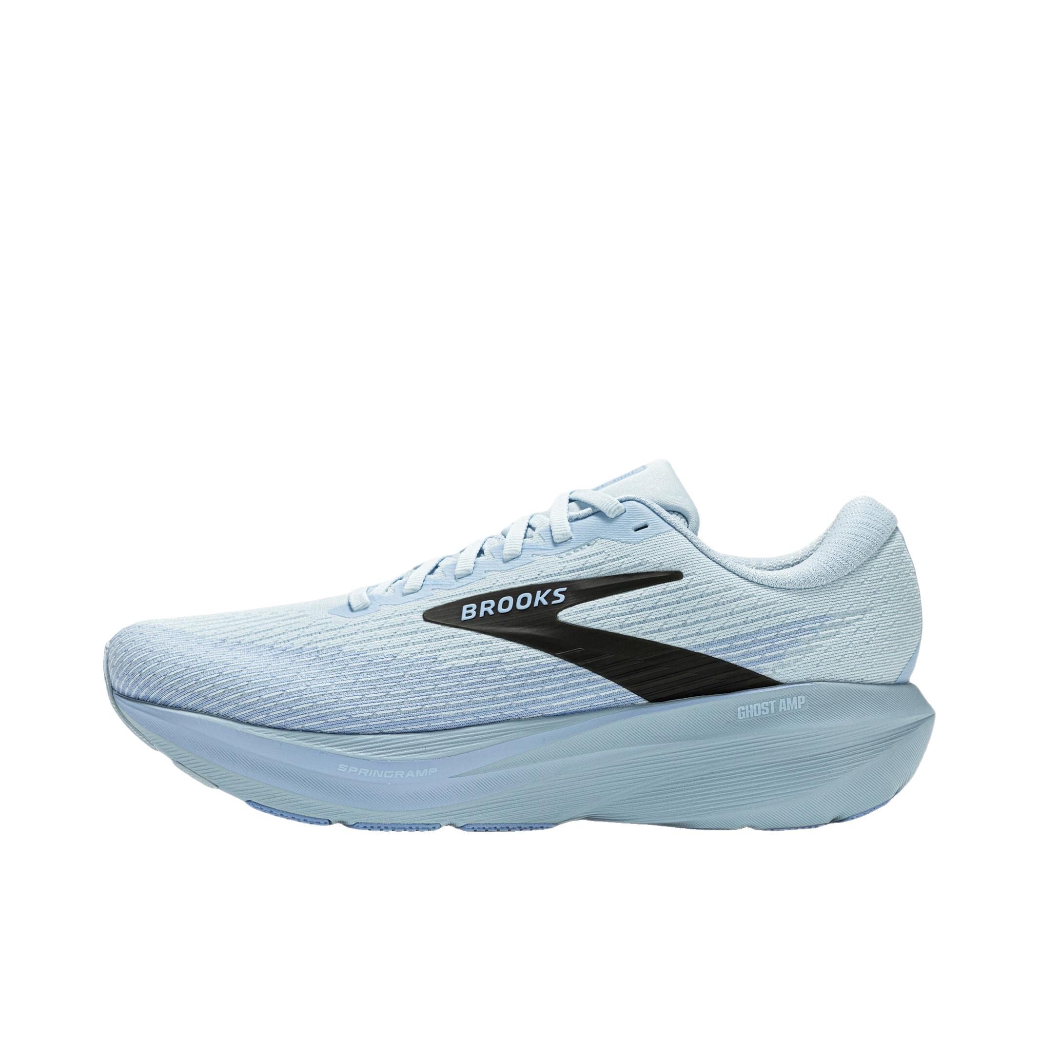 推荐商品：Brooks/布鲁克斯 Ghost Amp 跑鞋 运动缓震耐磨公路 蓝色/黑色
