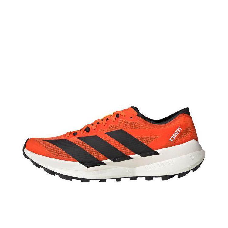 推荐商品：adidas Terrex Agravic Speed 2 跑鞋 舒适防滑圆头 半冲击橙/黑色/亮桔橙