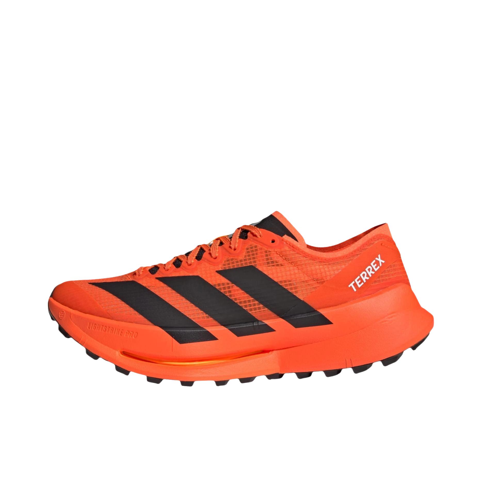 推荐商品：adidas Terrex Agravic Speed Ultra 2 越野跑鞋 户外防滑透气贴合 橙色
