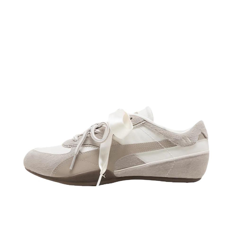 推荐商品：Puma/彪马 Bella Mina 运动休闲鞋 圆头系带薄底 桦木色/树胶色