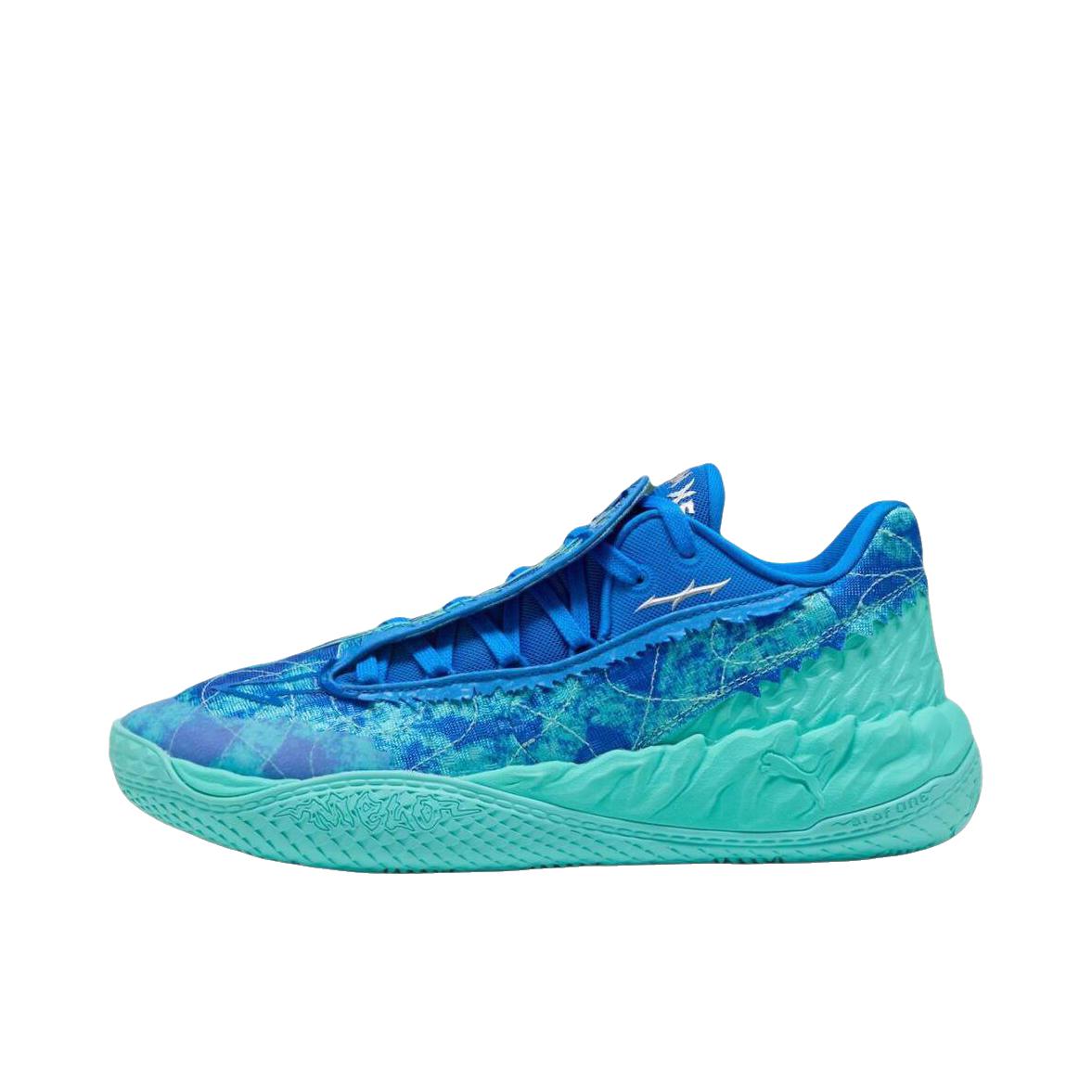推荐商品：Puma/彪马 MB.05 篮球鞋 舒适防滑 蓝色/青色 