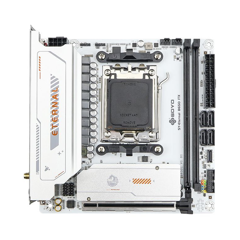 推荐商品：SOYO/梅捷 B650I系列芯片组 DDR5电脑主板 WIFI6无线网卡 支持ARGB 焱龙