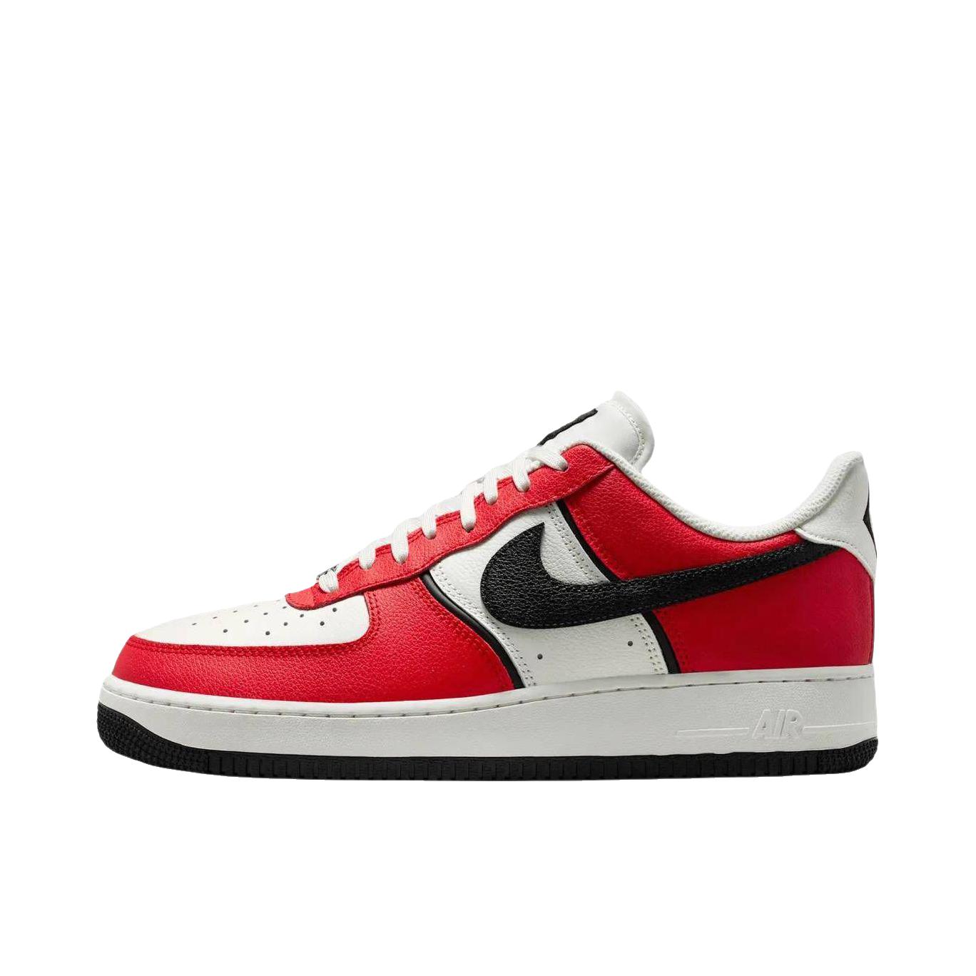 推荐商品：Nike Air Force 1 空军一号 板鞋 轻便舒适百搭耐磨防滑复古 白色/大红色/黑色