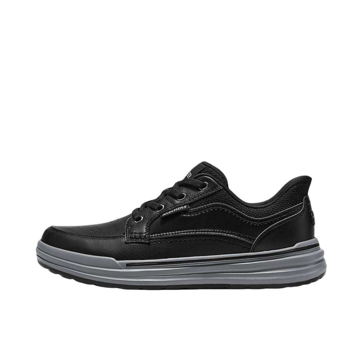 推荐商品：Skechers/斯凯奇 运动休闲鞋 时尚通勤舒适 211393 黑色