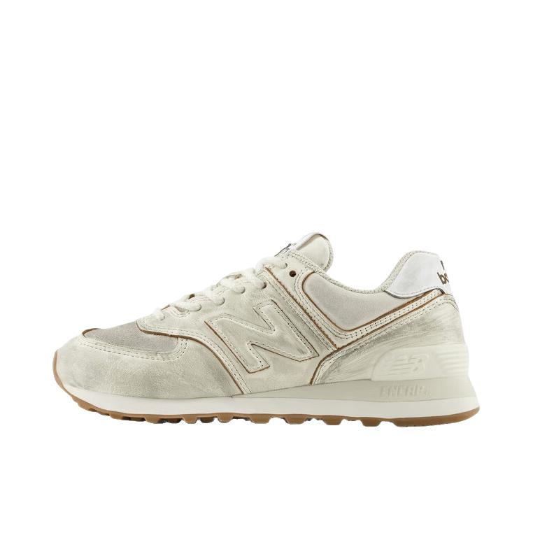 推荐商品：New Balance 574 运动休闲鞋 阿甘鞋 经典复古防滑耐磨缓震舒适透气时尚百搭轻便 女款/灰色/米白色