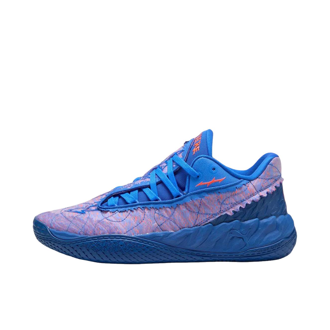 推荐商品：Puma/彪马 MB.05 篮球鞋 舒适防滑 蓝色/橙色