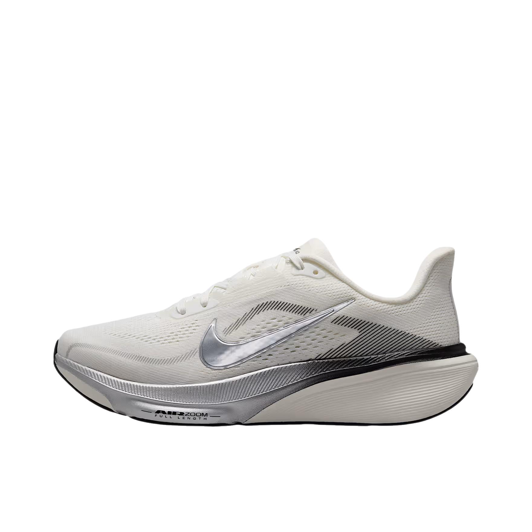 推荐商品：Nike Pegasus 飞马 42 跑鞋 缓震回弹舒适 峰白色/帆白色/黑色/金属银