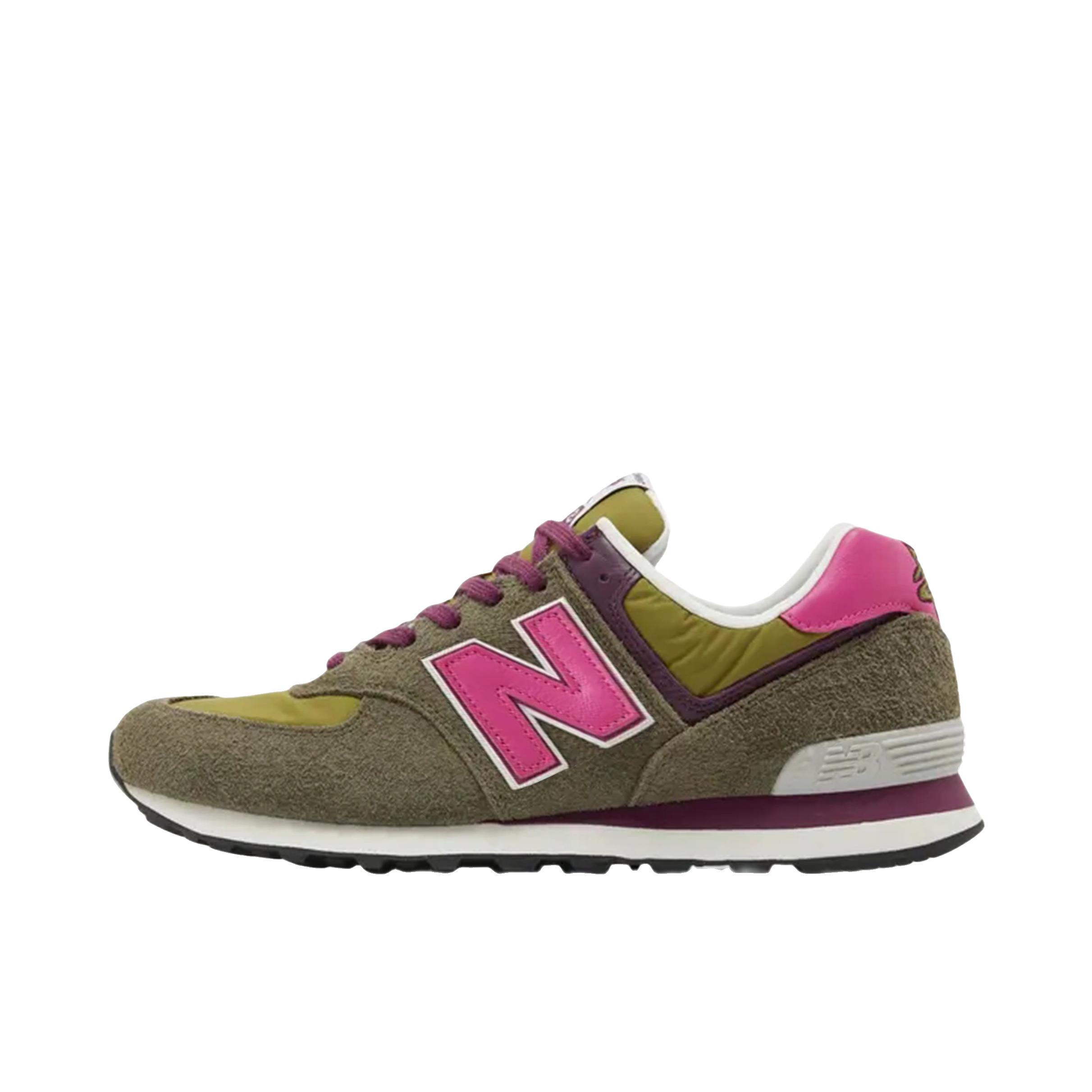 推荐商品：New Balance 574 运动休闲鞋 阿甘鞋 经典复古防滑耐磨缓震舒适透气时尚百搭轻便 Stray Rats联名/D宽/绿色