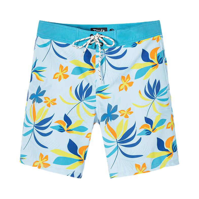 推荐商品：Dunkelvolk 速干五分亚版泳裤 DKBSZKD155 浅蓝