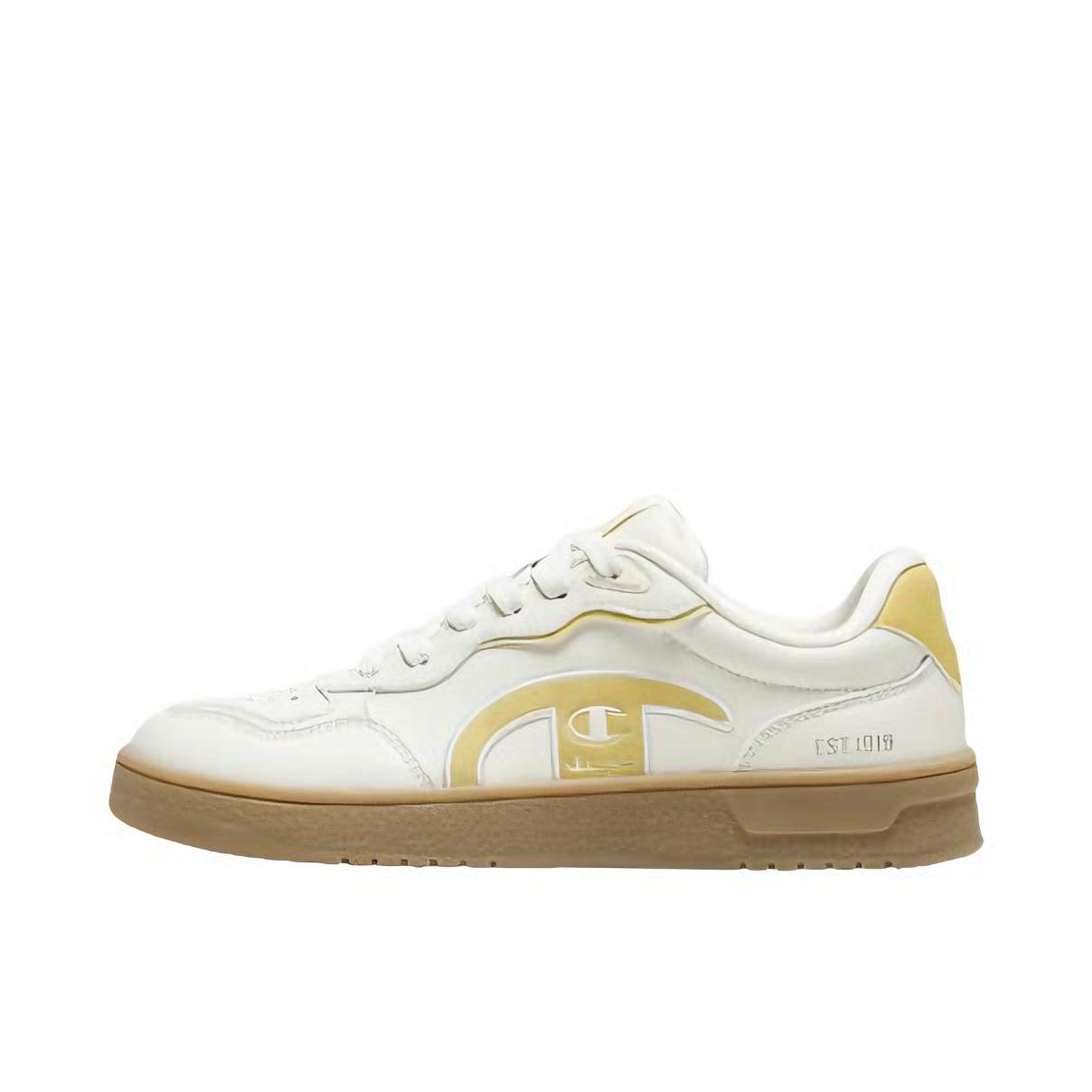 推荐商品：Champion/冠军 Gemini C Skate EC 板鞋 百搭休闲低帮橡胶 女款/浅黄色