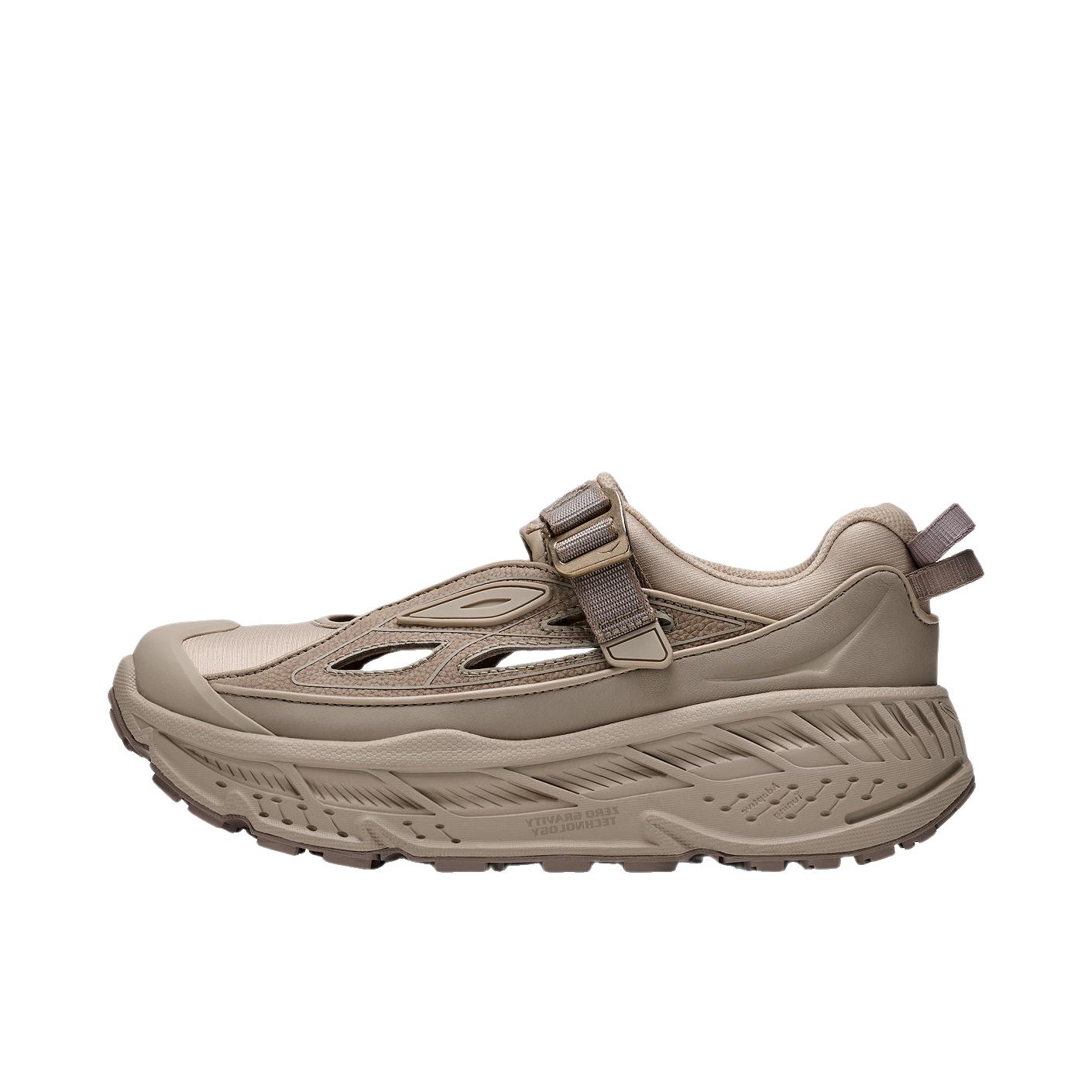 推荐商品：HOKA ONE ONE STINSON BREEZE 户外休闲鞋 透气缓震耐磨 永恒灰/褐色