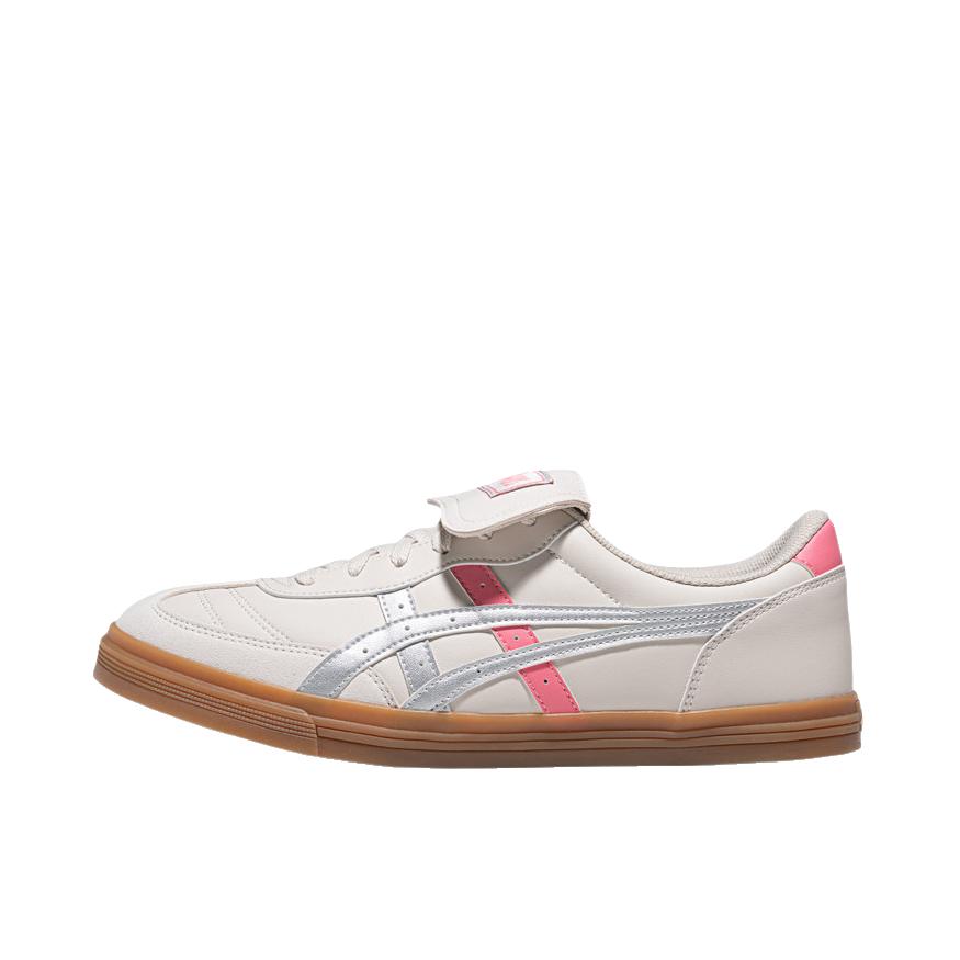 推荐商品：Asics/亚瑟士 AARON 2.0 复古 运动 耐磨 薄底 板鞋 德训鞋 米色/灰色/银色