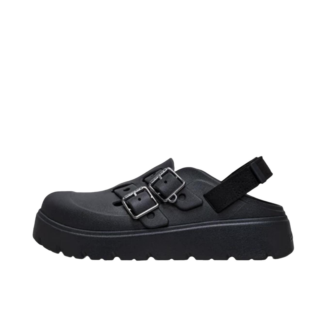 推荐商品：Crocs/卡骆驰 PUNK 凉鞋 户外休闲青年舒适 女款/黑色