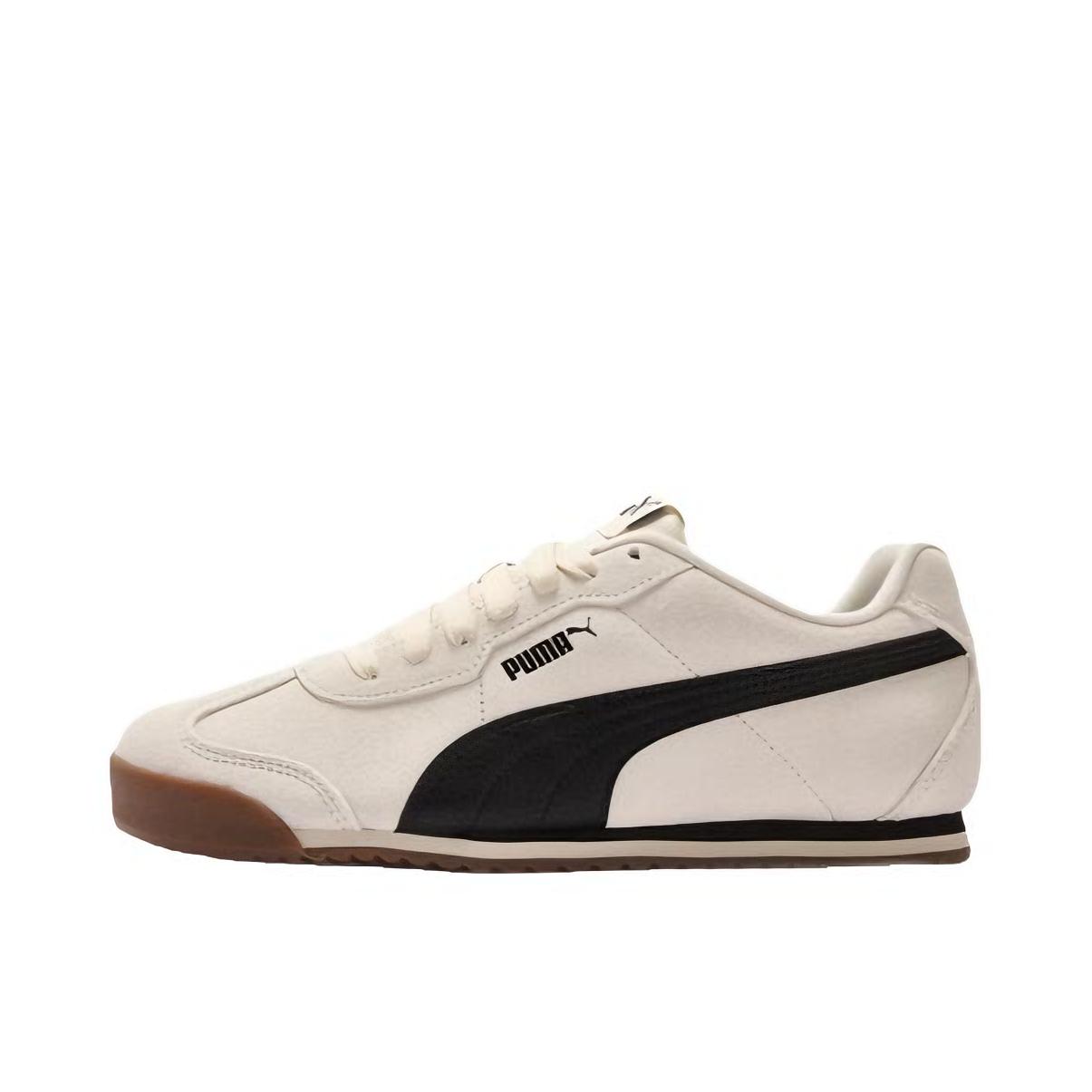 推荐商品：Puma/彪马 Turino 2 减震 防滑 低帮 系带 跑鞋 雪白色/黑色