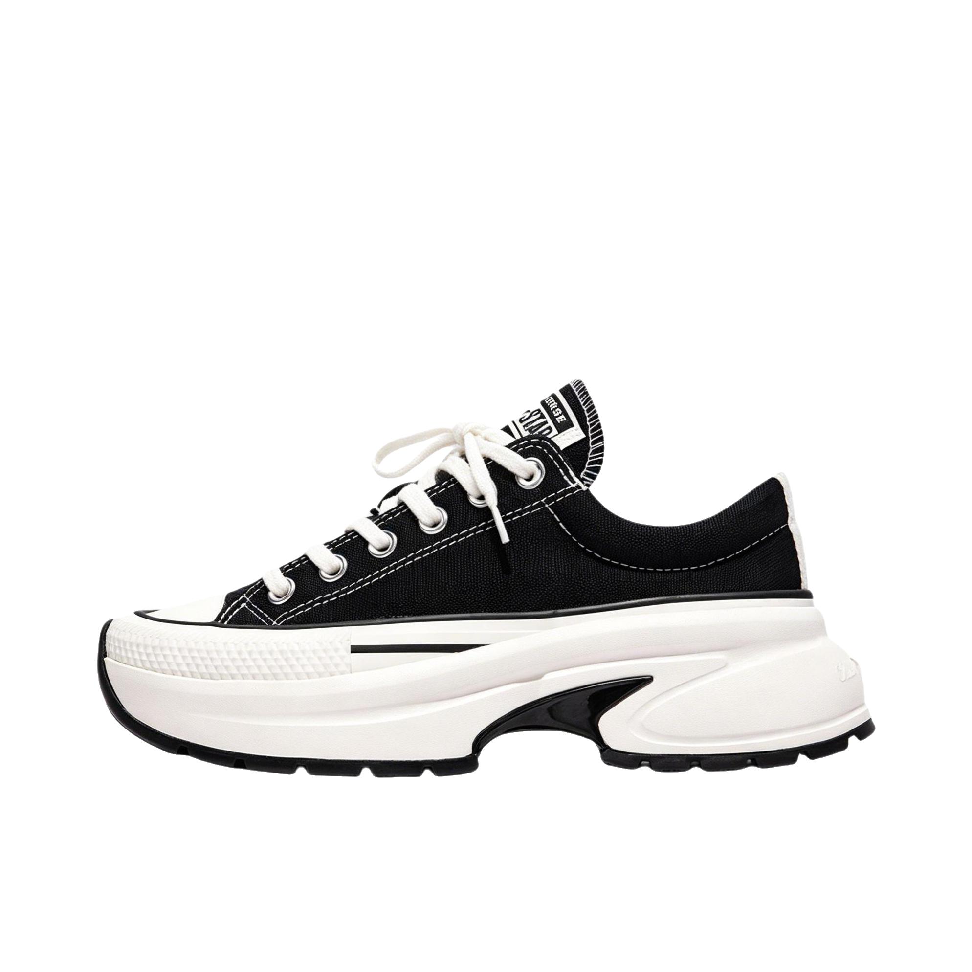推荐商品：Converse/匡威 Run Star Crush 运动休闲鞋 厚底增高透气 黑色/白色