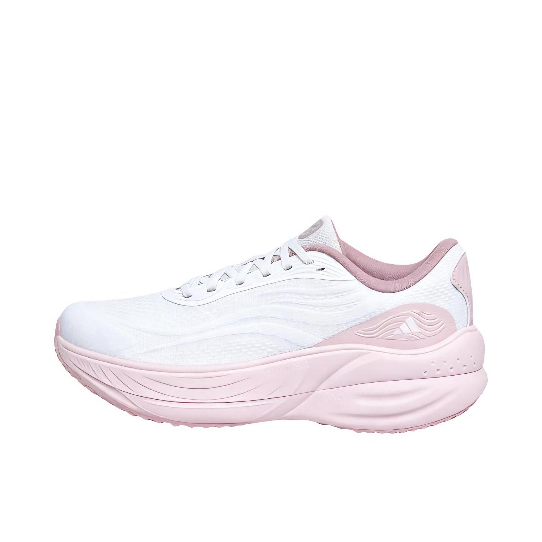 推荐商品：adidas 跑鞋 透气日常休闲 网面/女款/粉色
